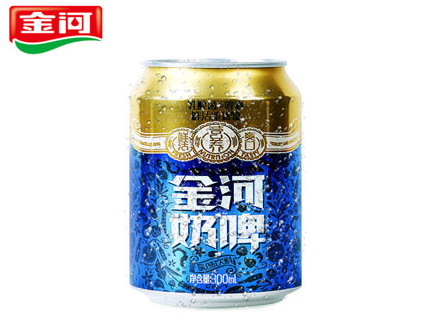 预售金河奶啤300ml12罐